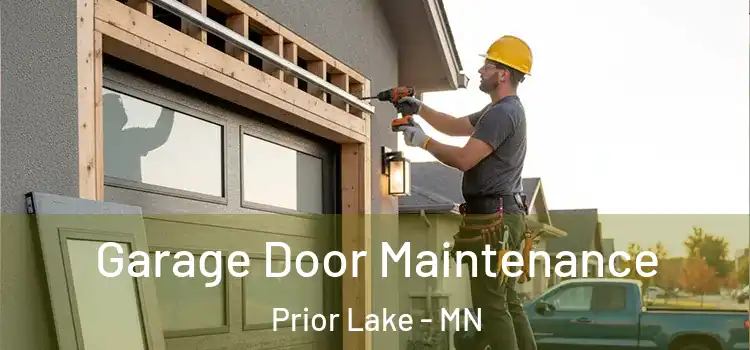 Garage Door Maintenance Prior Lake - MN