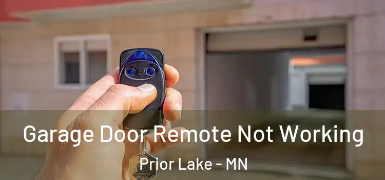  Garage Door Remote Not Working Prior Lake - MN
